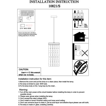 Люстра Newport 10820 10821/S-1