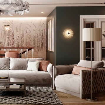 Бра Newport 10820 10822/A nickel-1