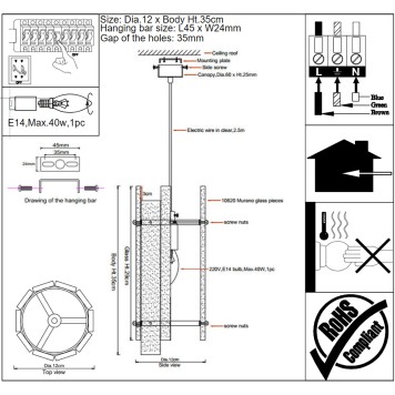 Люстра Newport 10820 10822/S-2