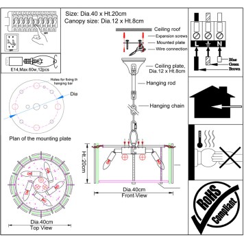 Люстра Newport 10820 10824+4/S brass-2