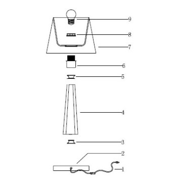 Лампа настольная Newport 11400 11401/T gold-1