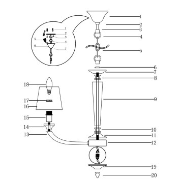Люстра Newport 11400 11406/C gold-2