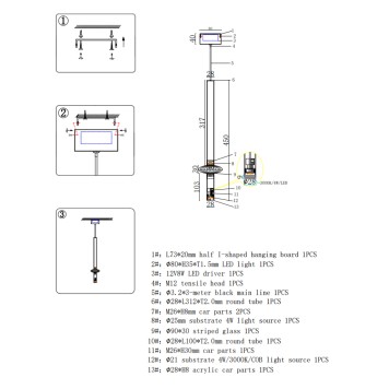 Люстра Newport 15000 Loren 15105+1/S brass-2
