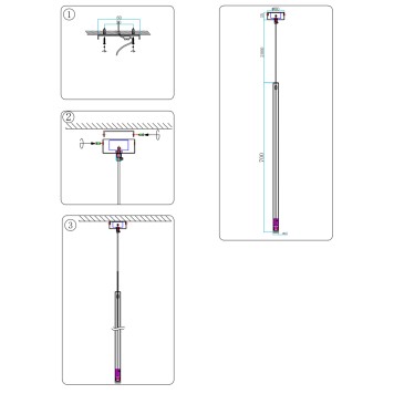 Люстра Newport 15000 Loren 15105/S black glossy-2