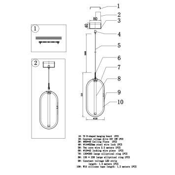 Люстра Newport 15000 Loren 15107/S brass-2