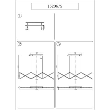 Люстра Newport 15000 15206/S champagne gold-2