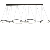 Люстра Newport 15000 15207/S black glossy