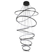 Люстра Newport 15000 15211/S black glossy