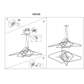 Люстра Newport 15000 15313/S-1