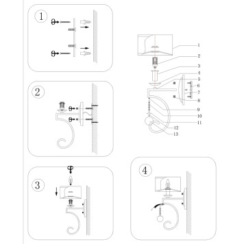 Бра Newport 31300 31301/A B/C-1