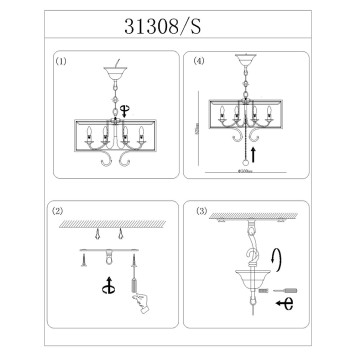 Люстра Newport 31300 31308/S B/C-1