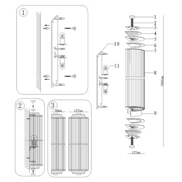 Бра Newport 3290 3292/A brass-1