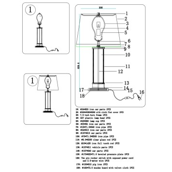 Лампа настольная Newport 3290 Sonya 3292/T brass new-1