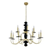 Люстра Newport 3870 Vanessa 3878+4/C brass