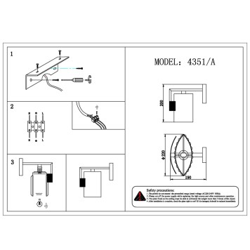Бра Newport 4350 4351/A gold-1