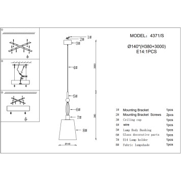 Люстра Newport 4370 Chelsy 4371/S chrome-2
