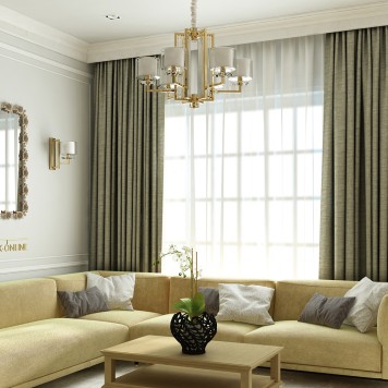 Люстра Newport 4400 4406+1/C gold-2