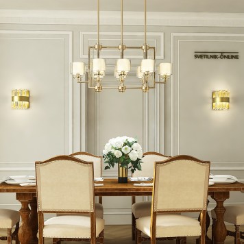 Люстра Newport 4400 4408/S gold-3