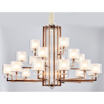 Люстра Newport 4400 4412+6+3/C black nickel