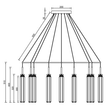 Люстра Newport 4520 4524+10/S chrome-2