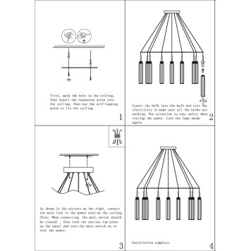 Люстра Newport 4520 4524+10/S gold-3