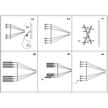 Люстра Newport 4520 4524+4/S chrome-1