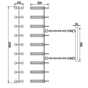 Люстра Newport 4520 4526+12/S chrome-1