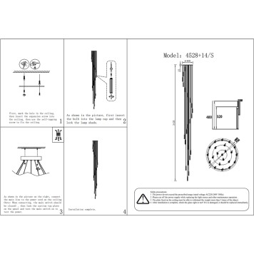 Люстра Newport 4520 Diva 4528+14/S black glossy-1