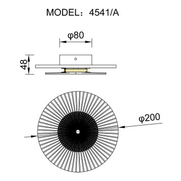 Бра Newport 4540 4541/A gold-1