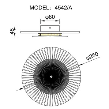 Бра Newport 4540 4542/A gold-1