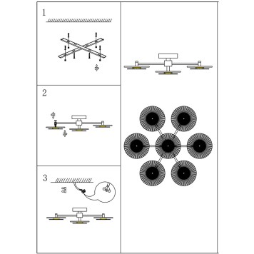 Светильник потолочный Newport 4540 4547/PL gold-2