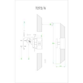 Бра Newport 7270 7272/A new gold-2
