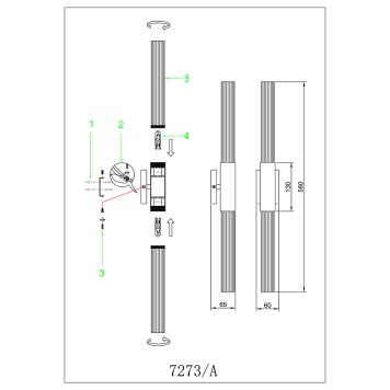 Бра Newport 7270 7273/A brass-1