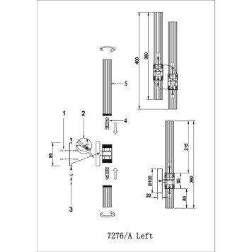Бра Newport 7270 7276/A left matt black-1