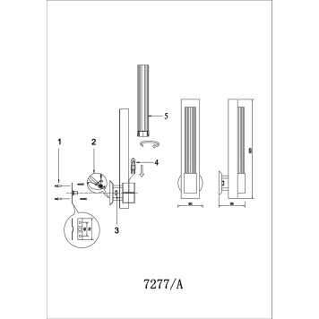 Бра Newport 7270 7277/A nickel-1