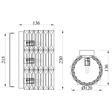 Бра Newport 8240 8240/A gold NEW-1