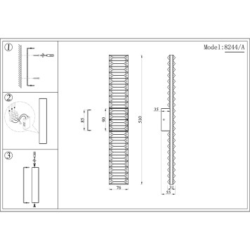 Бра Newport 8240 8244/A-1