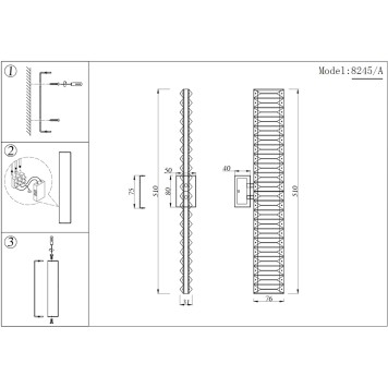Бра Newport 8240 8245/A-1