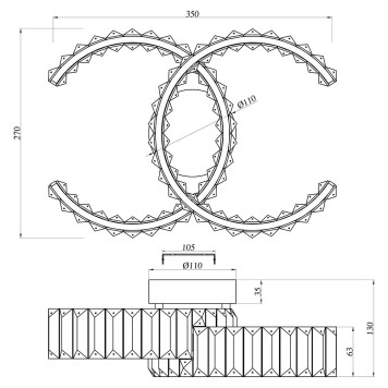 Бра Newport 8240 8247/2A gold NEW-1