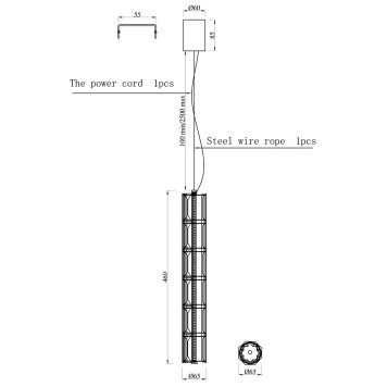 Люстра Newport 8240 8247/S gold NEW-2