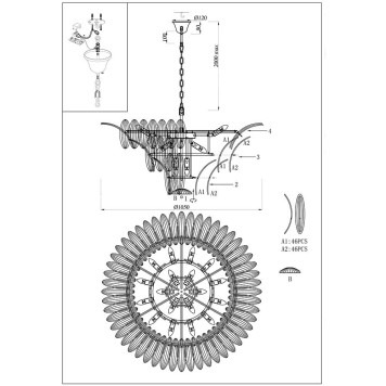 Люстра Newport 8800 8821/C new-2