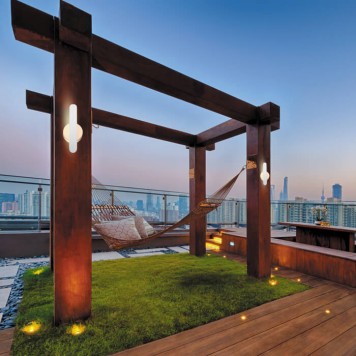 Уличный настенный светильник Novotech Calle 357450-1