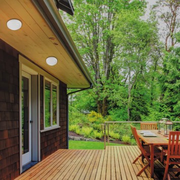 Уличный настенно-потолочный светильник Novotech Opal 357506-1