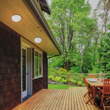 Уличный настенно-потолочный светильник Novotech Opal 357508-1