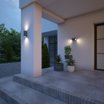 Уличный настенный светильник Novotech Kaimas 357829-2