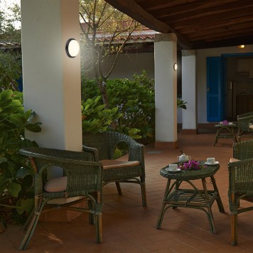 Уличный настенно-потолочный светильник Novotech Opal 358015-2