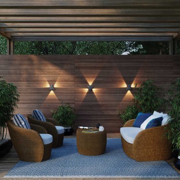 Уличный настенный светильник Novotech Calle 358462-4