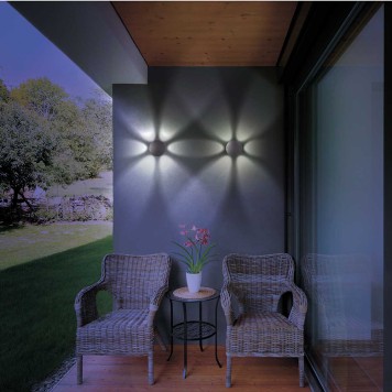 Уличный настенный светильник Novotech Calle 358463-3