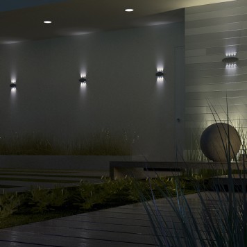 Уличный настенный светильник Novotech Calle 358563-3