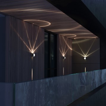 Уличный настенный светильник Novotech Calle 358565-3